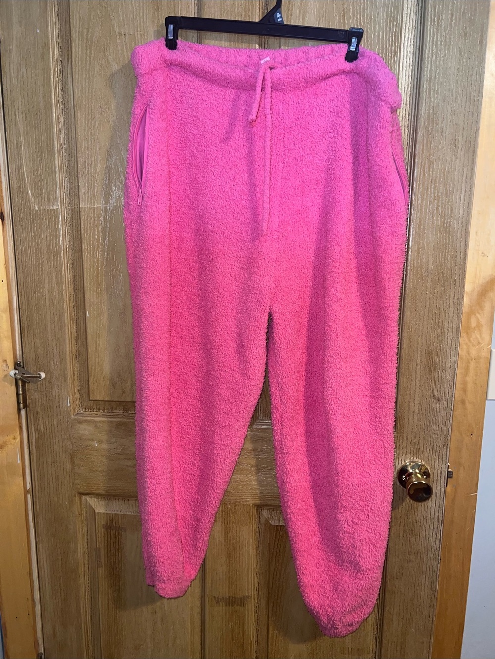 Cozy Plush Pink Lounge Pants SKIMS 3X